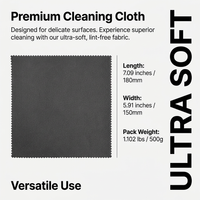 Toothed Edge Microfiber Cleaning Cloths Lens Eyeglasses Screens, Premium Microfiber Cleaning Cloths for Glasses Cleaning