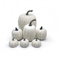 7 Pieces Artificial Pumpkins Seasonal Foam Pumpkins Decorative Decorations for Halloween, Wreaths