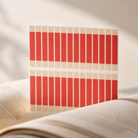 Chinese Style Blank Calligraphy Bookmarks for DIY Writing and Painting, 40-Pack