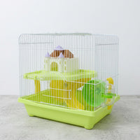 Portable Hamster Cage and Pet Carrier Multi-pack, Square Shape Wire Metal Habitat Suitable for Hamsters and Small Pets for Four Seasons Outdoor Use