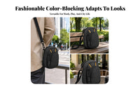 Compact Crossbody Camera Bag Detachable Strap Padded Camera Bag Black Photo Gear Storage Textured Material