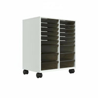 Under-Desk Design Mobile Filing Cabinet Removable Wheels Mobile File Cabinet Sturdy Construction Drawer Unit Large Capacity for Students, Teachers, Crafters, Study Room, Studio, Classroom