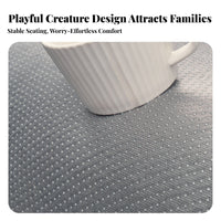 Cartoon Animal Seat Cushion Faux Cashmere Texture Cushiony Animal Chair Pad Extremely Soft Cartoon Character Seat Pad for Office Workers, Students