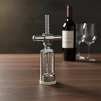 Vino Opener Reinforced Screw Zinc Alloy Vino Opener Heavy-Duty Wing Corkscrew for Parties