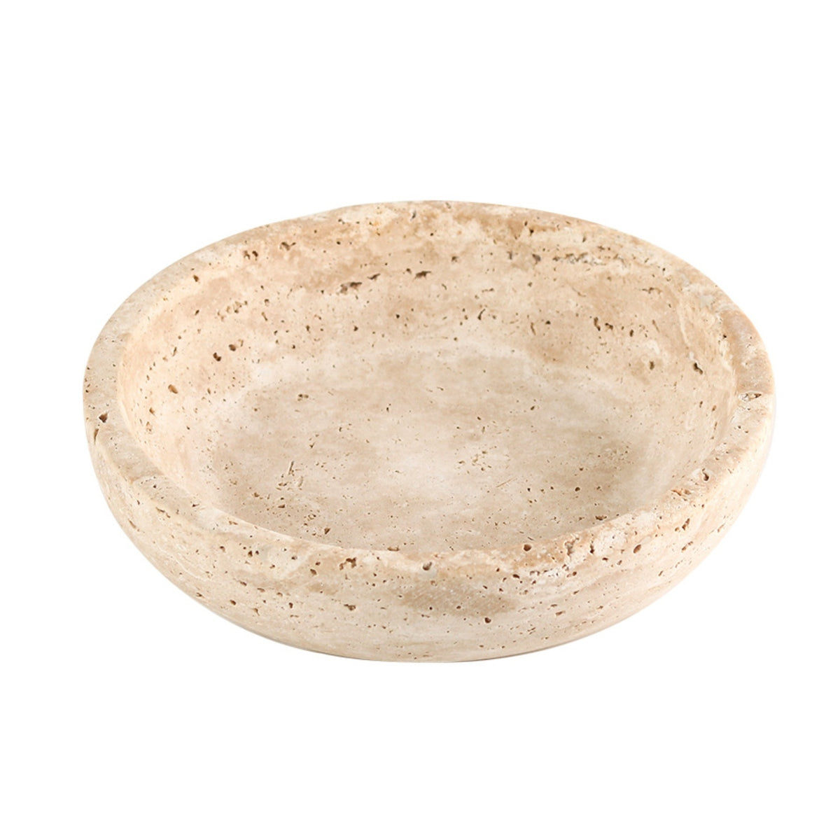 Decorative Bowl Artisanal Rustic Centerpiece Bowl Minimalist Catchall Tray for Coffee Table