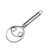Hand Whisk Handheld Egg Beater Stainless Steel Whisk Easy-to-Clean Kitchen Tool Rust-Resistant for Bakers, Baking