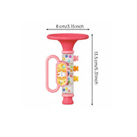 Oral Muscle Exercise Toy Trumpet Lung Capacity Training Kids Blow Whistle Sensory Development Kids Musical Trumpet Develops Fine Movement Skills for Toddlers, Babies, Party