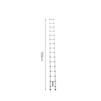 Versatile Folding Ladder Foldable Ladder Heavy-Duty Access Equipment for DIY Enthusiasts, Contractors, Household, Construction Site