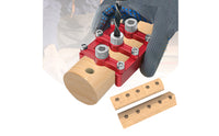 Alignment Markings Dowel Drilling Jig Clamp Screws 90-Degree Drill Guide Compact Power Tool Accessory Wear-Resistant