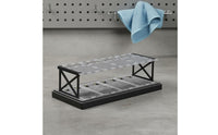 1:64 Parking Lot Display Sturdy Double Layer Car Display Rack Dust-Resistant Miniature Car Garage Shelf for Desk