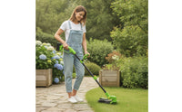 Lightweight Cordless String Trimmer Portable String Trimmer with Battery Ergonomic Lawn Edger Telescopic for Homeowners