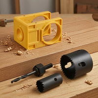 2-1/8 Inch Door Lock Installation Tool Plastic Door Lock Hole Saw Set