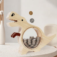 Dinosaur Piggy Bank Decorative Dinosaur Change Bank Tabletop Container for Kids