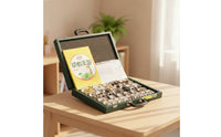 Educational Exhibition Set Portable Nature Study Kit Hardcover Sample Case with Handle for Homeschoolers