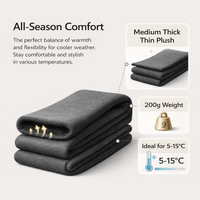 Tights for Women with Fleece Lined Thermal Insulation for Winter, Opaque Stockings with Anti-Odor Technology, Full Length Leggings