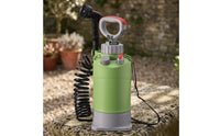 Handheld Portable Camping Shower Coiled Portable Shower with Strap Ergonomic Backpack Sprayer Comfortable for Gardeners