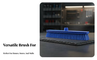 Multi-Purpose Telescopic Cleaning Brush Wet and Dry Use Extendable Pole Brush Stay Away from the Ladder Wall Washing Mop Soft Bristles for Shop Owners, Homeowners, Cleaners, Storefronts, High Walls, Outdoor, Ceilings