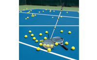Tennis Ball Picker with Wire Basket Adjustable Tennis Ball Collector Comfortable Grip for Training
