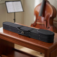 Hard Shell Bass Bow Case Shielding Bass Bow Case with Pouch Long-Lasting Portable for Bassists