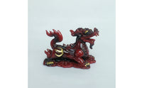 Glossy Dragon Tea Pet Decorative Resin Tea Pet Vivid Mythical Beast Figurine Traditional for Collectors