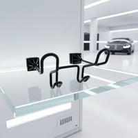 Stainless Steel Double Hook Car Hanger Multifunction Car Seat Hook Organizer Space Saving Headrest Coat Hanger Easy to Install for Travel