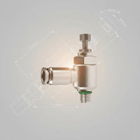 Push to Connect Flow Regulator Valve NBR Sealing Sealing Component Air Line Speed Controller Anti-Aging Quick Connect Air Hose Fitting Leak Proof