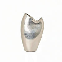 Aluminum Decorative Vase Tabletop Decorative Flower Vase Minimalist for Entryway Table