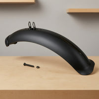 Black Wide Tire Bike Fenders Easy to Install Front Mudguard Sturdy Front Mudguard Lightweight for Cyclists, Wet Weather