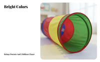 Indoor & Outdoor Use children's Crawling Tunnel Parent-Child Game Rainbow Sensory Tunnel Lightweight and Portable Toddler Crawl-Through Toy Easy to Keep for Toddlers, Parents, Babies, Outdoors, Playroom, Daycare Center, Backyard