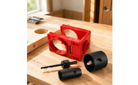 Door Lock Installation Kit with Wide Compatibility Door Lock Jig Comprehensive Hole Positioning Jig for Carpenters