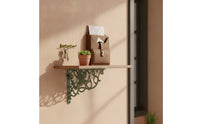 Wall Shelf Bracket Rustic Shelf Bracket 90-Degree Angle Brackets for Decorators, Homeowners, Farmhouse