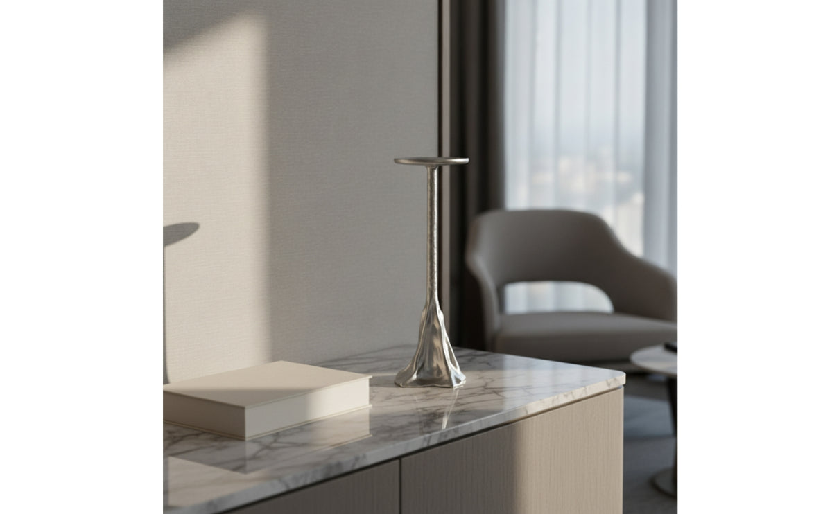 Tabletop Candle Holder Organic Decor Minimalist for Console