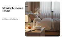Silent Operation Anti-Levitation Humidifier Compatible Levitating Water Drop Humidifier Automatic Power-Shut down for Baby, Family, Home