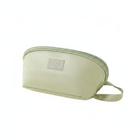 PU Leather Lingerie Case Waterproof Portable Bra Storage Bag Wide Opening Multi-Compartment Underwear Pouch for Women, Business Trip