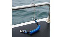 Scuba Hook with Spring Cord Heavy Duty Spring Rope Dive Hook Lightweight Diving Lanyard for Snorkelers, Open Water