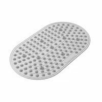 Thick Rim Silicone Foot Massage Mat Rounded Edges Foot Massage Mat Molded Finish Reflexology Points for Mindful Movement