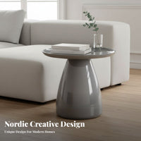 Modern Transparent Side Table Lightweight Clear Acrylic End Table Lucite Nightstand Versatile Easy to Clean for Bedroom