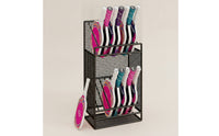 Metal Pickleball Paddle Rack Floor-Standing Pickleball Paddle Holder Sturdy Sports Gear Organizer Organized for Players