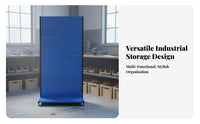 Pegboard Storage Rack With Wheels Mobile Storage Rack Multi-Functional Mobile Tool Cart for Mechanics, Professionals, Workshop, Warehouse, Factory