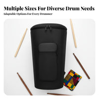 Waterproof Djembe Bag Water-Resistant African Drum Backpack Adjustable Shoulder Straps for Travel, Performances, Gigs