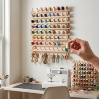 Thread Spool Storage Rack for Sewing, Embroidery, and Crafting