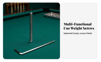 High-Quality Threading Cue Weight Bolt Long-Lasting Metal Construction Billiard Cue Weight Adjustment Bolt Secure Fit