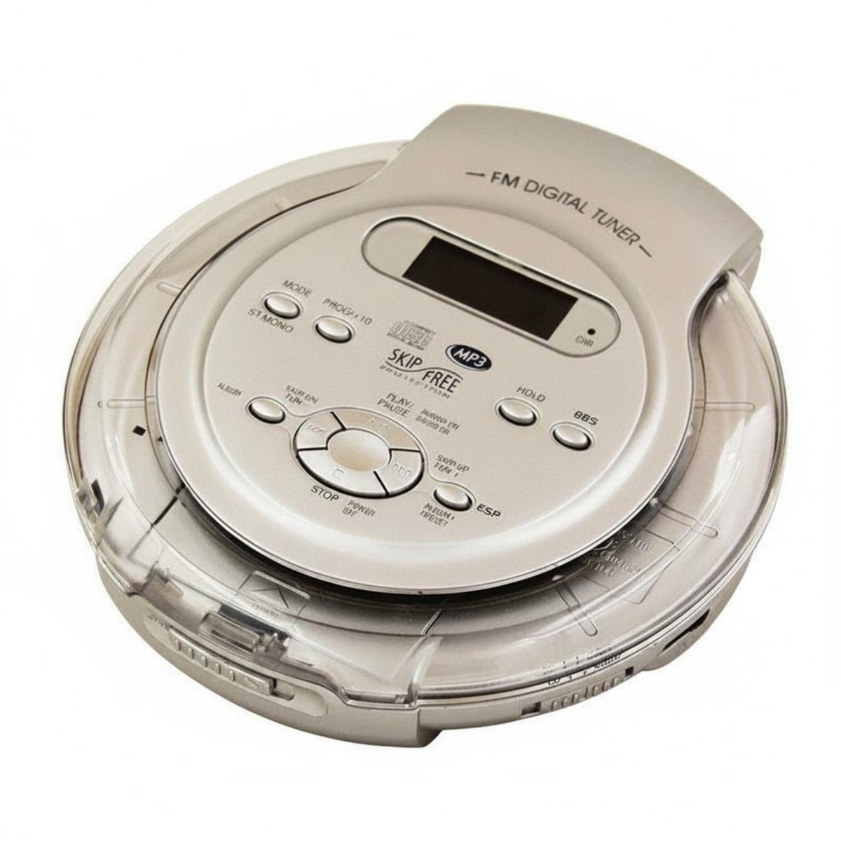 Bass Enhancement System Portable CD Player MP3 CD Player Personal Audio Device for Students, Commuters, Travel