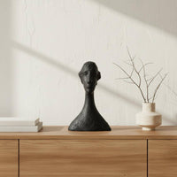 Modernist Figure Sculpture Modern Design Abstract Human Bust Minimalist