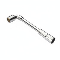 High-Carbon Steel L-Shaped Socket Wrench Long-Lasting Tire Lug Wrench Heat-Treated for Mechanics, DIY Enthusiasts, Workshop