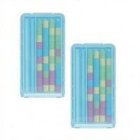 2 Pieces Colorful Color Stack Challenge Game Hands-on Color Matching Stacking Game Educational Smooth for Travel