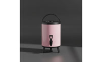 Commercial Milk Tea Container Leak-Resistant Design Insulated Beverage Dispenser with Spigot Portable Hot and Cold Drink Barrel for Caterers