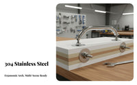 Boat Handrail Boat Grab Bar Yacht Grab Handle Rustproof Boat Handrail Polished Finish for Bathroom