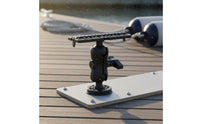 360-Degree Rotation Marine Detector Mount Heavy Duty Marine Detector Bracket Mount Bracket AMPS Hole Pattern for Anglers, Boaters