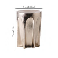 Aluminum Cylinder ornament Minimalist Geometric Sculpture Lustrous Decorative Piece for Interior Designers